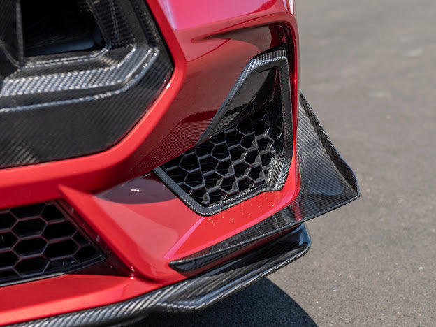 2024-Up Mustang GT S650 | CARBON FIBER Front Side Grille Insert Replacement Pair